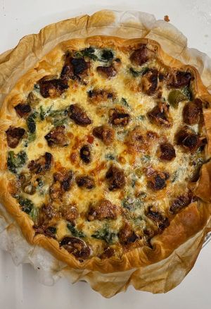 Quiche di salsiccia e friarielli